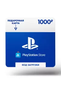

Playstation Store пополнение бумажника: Карта оплаты 1000 руб.